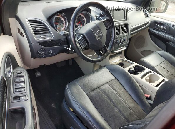 2C4RDGCG2LR169606 2020 DODGE GRAND Бордовый Вид панели приборов