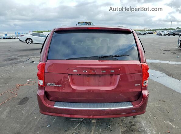 2C4RDGCG2LR169606 2020 DODGE GRAND Бордовый Вид сзади