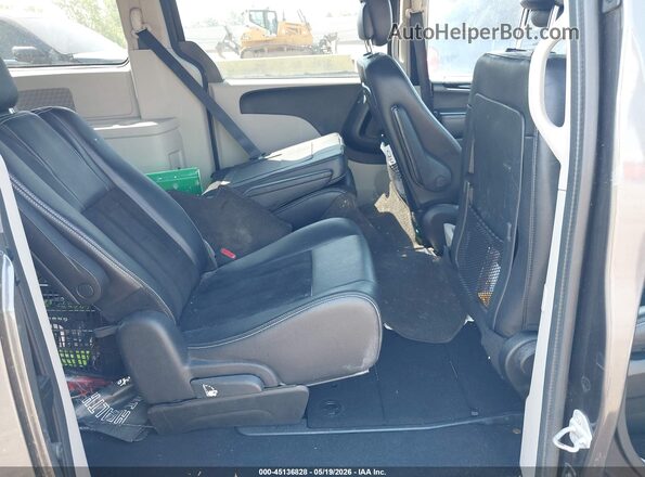 2C4RDGCG3HR758770 2017 DODGE GRAND CARAVAN Gray Vista de la etiqueta del VIN