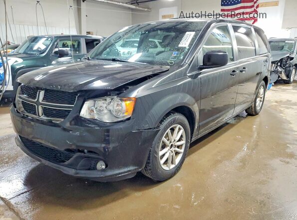 2C4RDGCG3KR659728 2019 DODGE GRAND Черный Передняя левая четверть