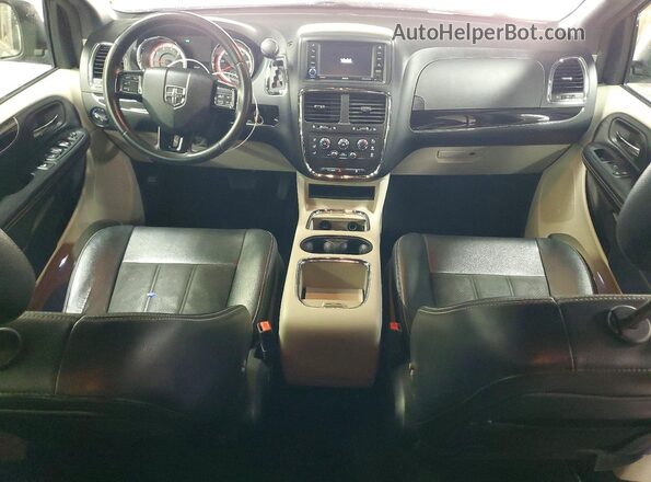 2C4RDGCG3KR659728 2019 DODGE GRAND Черный Вид панели приборов