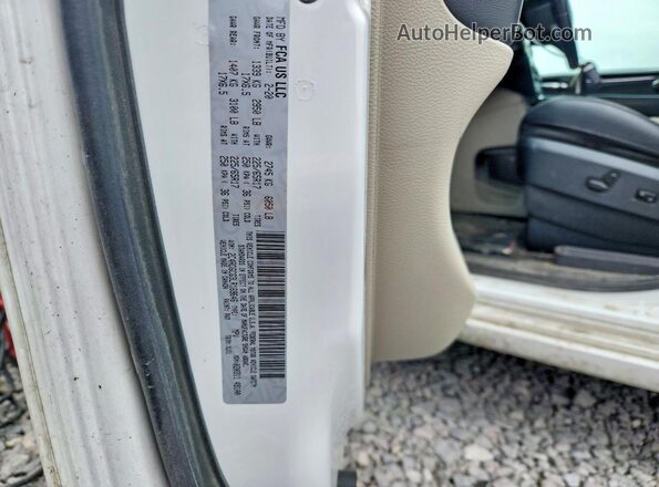 2C4RDGCG3LR169646 2020 DODGE GRAND Белый Вид наклейки с VIN-кодом