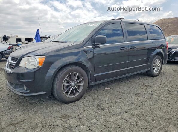2C4RDGCG4HR853144 2017 DODGE GRAND Черный Передняя левая четверть