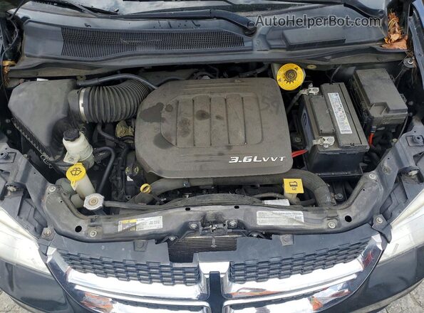 2C4RDGCG4HR853144 2017 DODGE GRAND Черный Вид подкапотного пространства