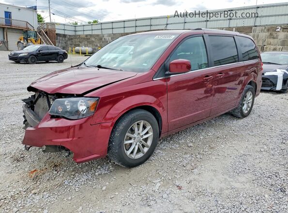 2C4RDGCG4LR201858 2020 DODGE GRAND Бордовый Передняя левая четверть