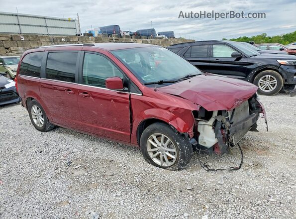 2C4RDGCG4LR201858 2020 DODGE GRAND Бордовый Передняя правая четверть
