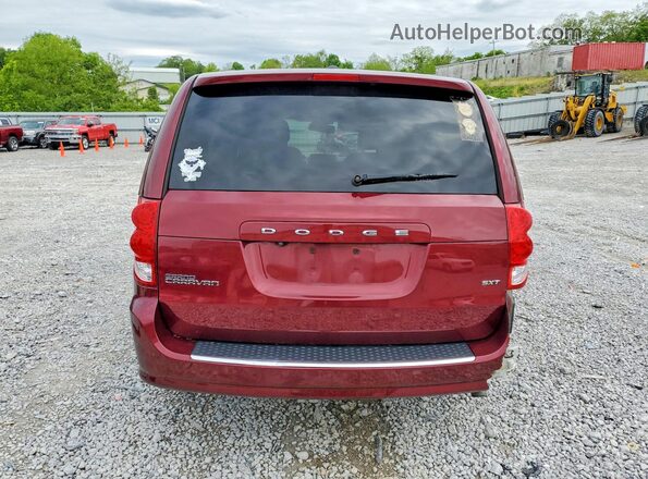 2C4RDGCG4LR201858 2020 DODGE GRAND Бордовый Вид сзади