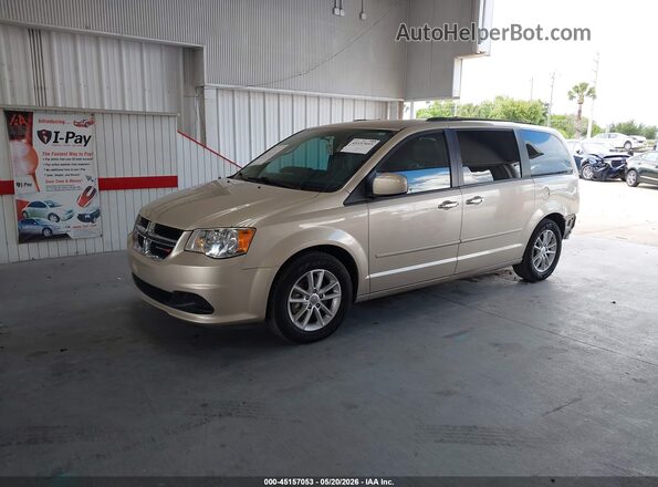 2C4RDGCG5GR220165 2016 DODGE GRAND CARAVAN Золотой Передняя левая четверть