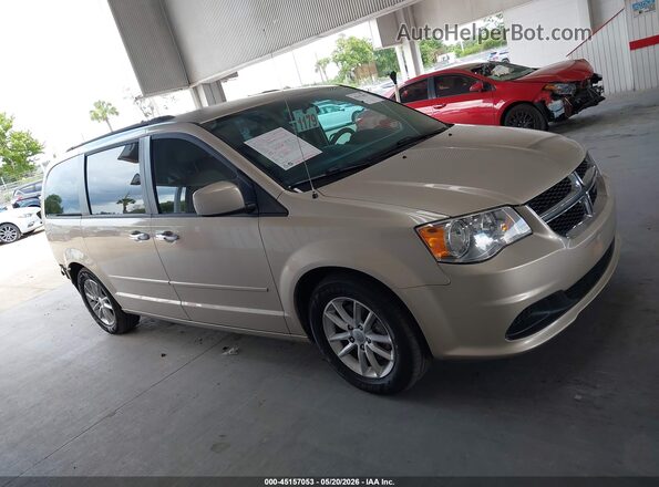 2C4RDGCG5GR220165 2016 DODGE GRAND CARAVAN Золотой Вид задней части салона
