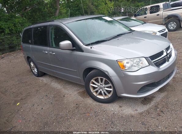2C4RDGCG5GR309993 2016 DODGE GRAND CARAVAN Silver Przód prawy