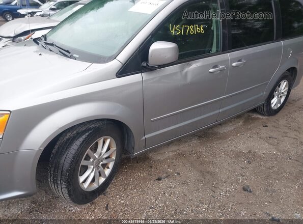 2C4RDGCG5GR309993 2016 DODGE GRAND CARAVAN Silver Widok z przodu