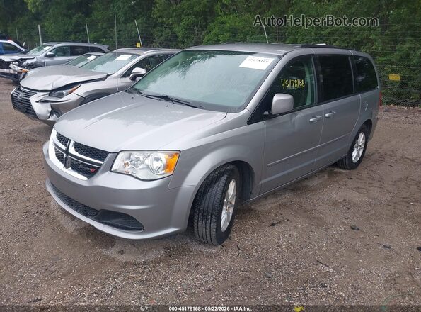 2C4RDGCG5GR309993 2016 DODGE GRAND CARAVAN Silver Przód lewy