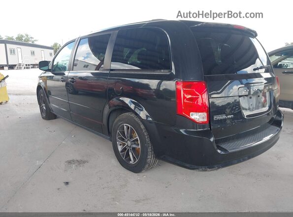 2C4RDGCG5HR677513 2017 DODGE GRAND CARAVAN Черный Задняя левая четверть