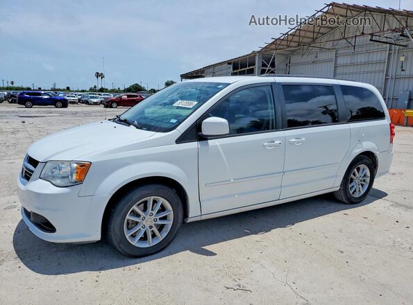 2C4RDGCG6GR329718 2016 DODGE GRAND Белый Передняя левая четверть