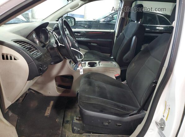 2C4RDGCG7GR310000 2016 DODGE GRAND Белый Вид салона спереди
