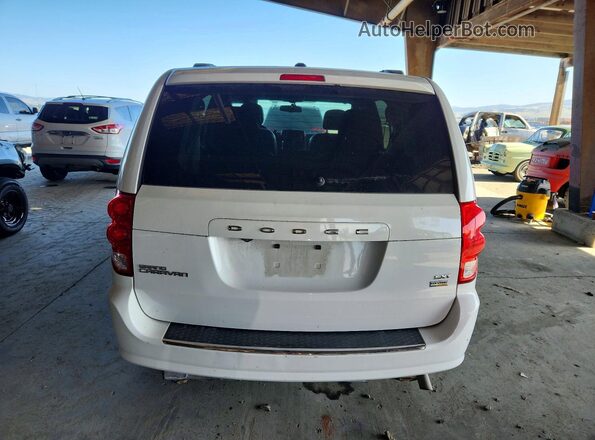2C4RDGCG7JR206064 2018 DODGE GRAND White Widok z tyłu
