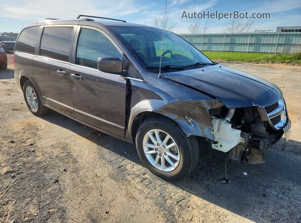 2C4RDGCG7JR208431 2018 DODGE GRAND Серый Передняя правая четверть