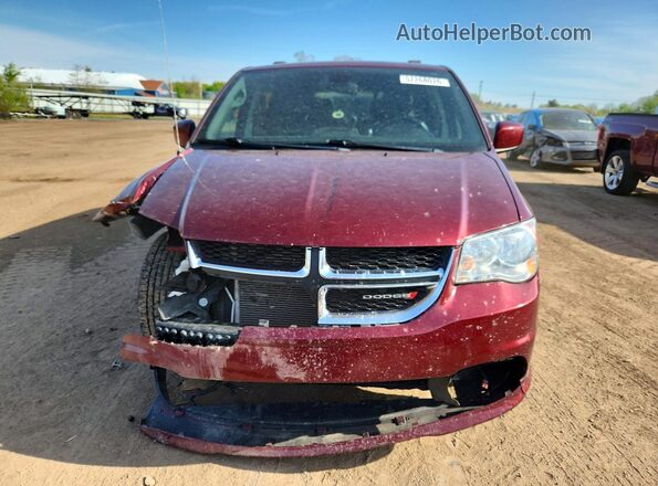 2C4RDGCG7KR717159 2019 DODGE GRAND Бордовый Вид спереди