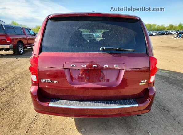 2C4RDGCG7KR717159 2019 DODGE GRAND Бордовый Вид сзади