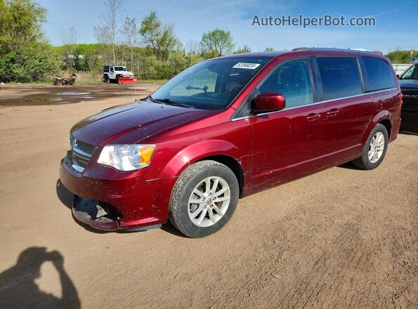 2C4RDGCG7KR717159 2019 DODGE GRAND Бордовый Передняя левая четверть