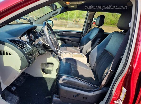 2C4RDGCG7KR717159 2019 DODGE GRAND Бордовый Вид салона спереди