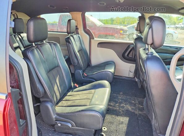 2C4RDGCG7KR717159 2019 DODGE GRAND Бордовый Вид задней части салона