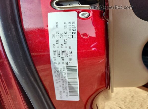 2C4RDGCG7KR717159 2019 DODGE GRAND Бордовый Панорамный вид салона 360°