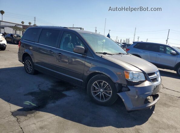 2C4RDGCG8HR715509 2017 DODGE GRAND Серый Передняя правая четверть