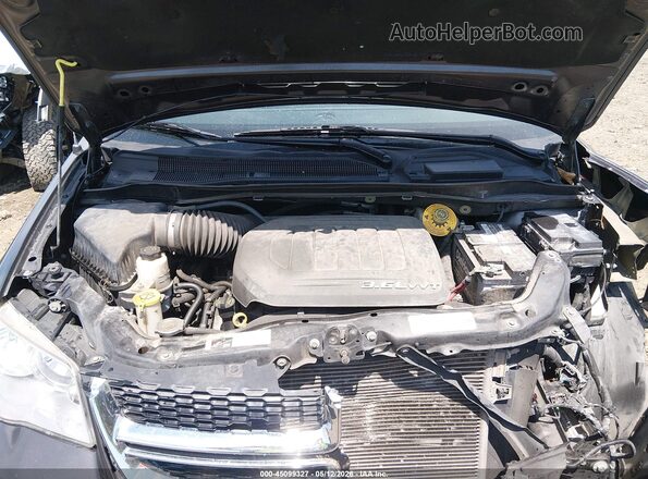 2C4RDGCG8JR240577 2018 DODGE GRAND CARAVAN Black Widok z tyłu