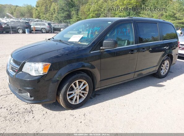 2C4RDGCG8JR264782 2018 DODGE GRAND CARAVAN Black Przód lewy
