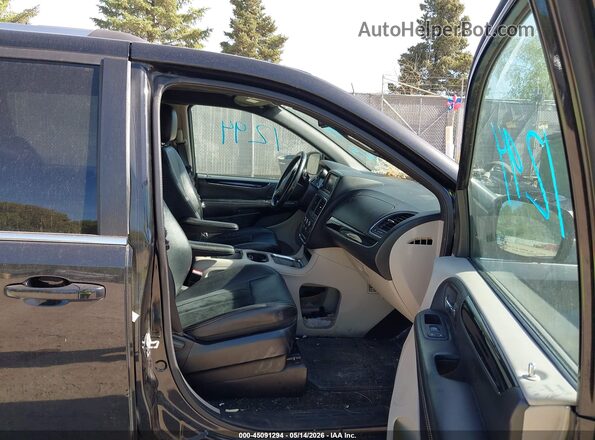 2C4RDGCG8JR264782 2018 DODGE GRAND CARAVAN Black Widok wnętrza z przodu