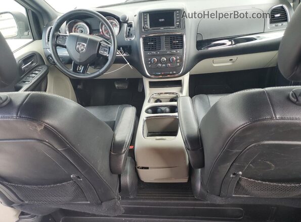 2C4RDGCG9JR215414 2018 DODGE GRAND Серый Вид панели приборов