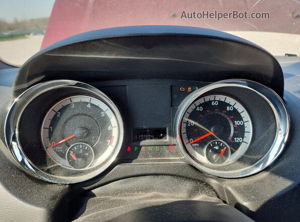 2C4RDGCG9LR196656 2020 DODGE GRAND Red Instrument cluster view
