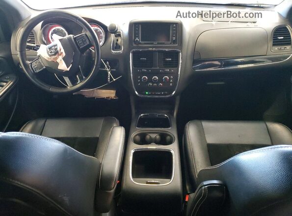2C4RDGCGXGR147455 2016 DODGE GRAND Белый Вид панели приборов