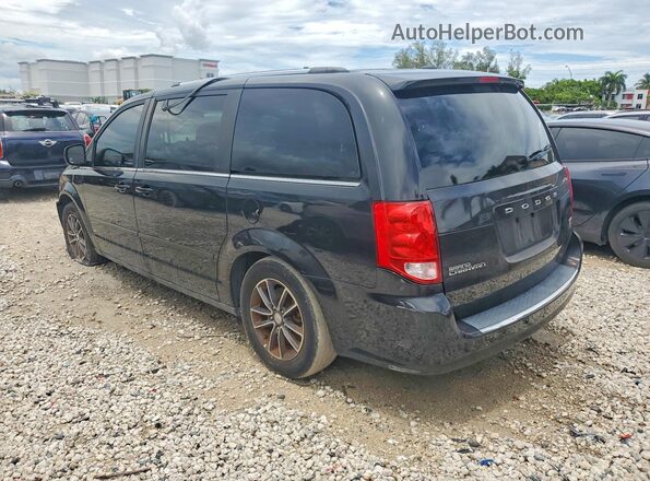 2C4RDGCGXHR589945 2017 DODGE GRAND Черный Задняя левая четверть