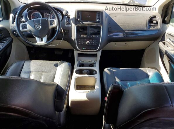 2C4RDGDG3HR882942 2017 DODGE GRAND Серебряный Вид панели приборов