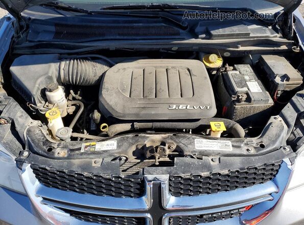 2C4RDGDG3HR882942 2017 DODGE GRAND Серебряный Вид подкапотного пространства