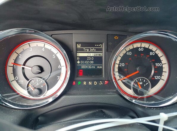 2C4RDGEG2JR150645 2018 DODGE GRAND Серебряный Вид щитка приборов
