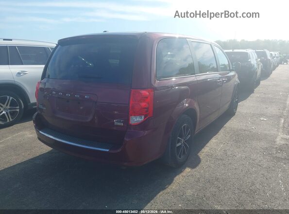 2C4RDGEG3JR254447 2018 DODGE GRAND CARAVAN Темно-бордовый Задняя правая четверть