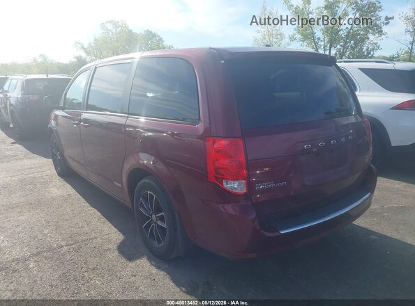 2C4RDGEG3JR254447 2018 DODGE GRAND CARAVAN Темно-бордовый Задняя левая четверть