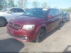 2018 Dodge Grand Caravan Gt Темно-бордовый vin: 2C4RDGEG3JR254447