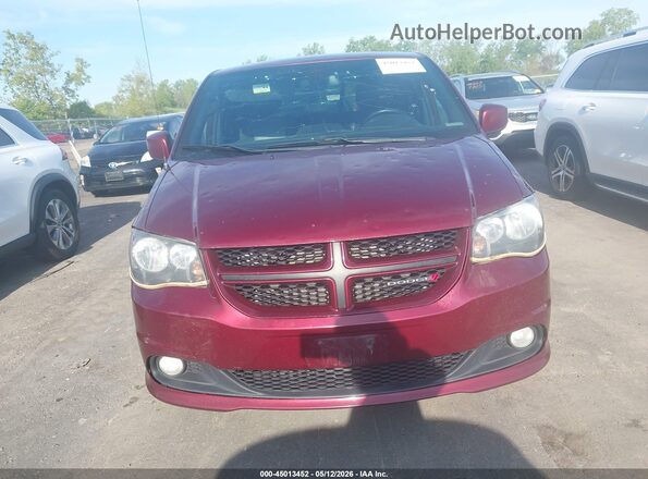 2C4RDGEG3JR254447 2018 DODGE GRAND CARAVAN Темно-бордовый Вид щитка приборов