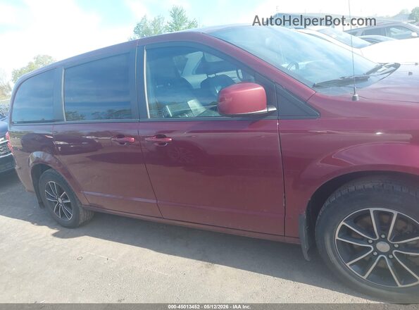 2C4RDGEG3JR254447 2018 DODGE GRAND CARAVAN Темно-бордовый Вид задней части салона