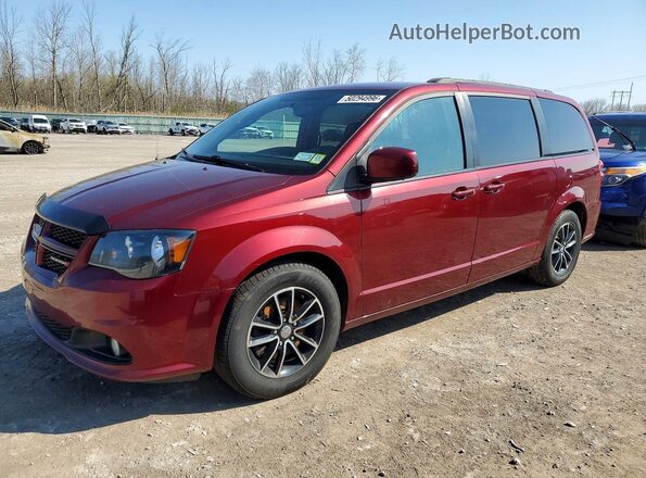 2C4RDGEG7JR242107 2018 DODGE GRAND Красный Передняя левая четверть