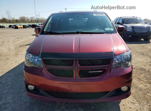 2C4RDGEG7JR242107 2018 DODGE GRAND Красный Вид спереди