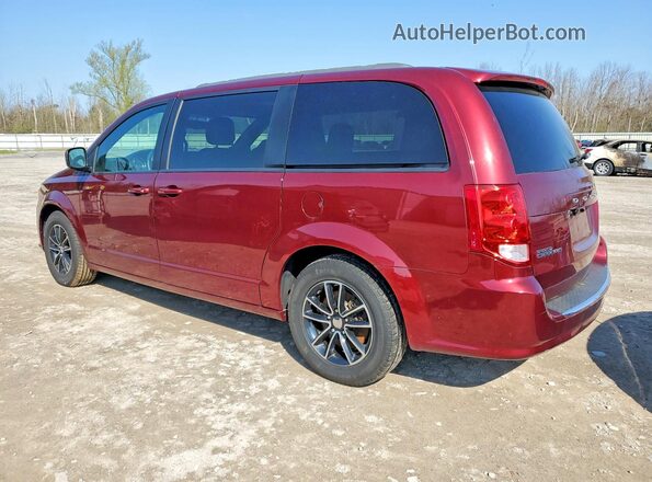 2C4RDGEG7JR242107 2018 DODGE GRAND Красный Задняя левая четверть