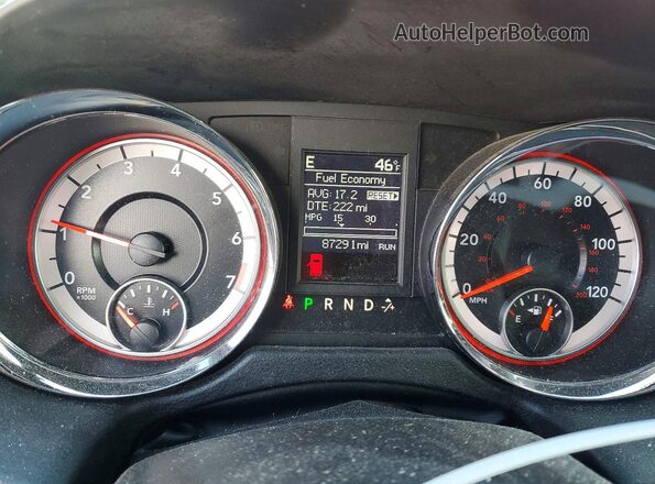 2C4RDGEG8LR169140 2020 DODGE GRAND Темно-бордовый Вид щитка приборов