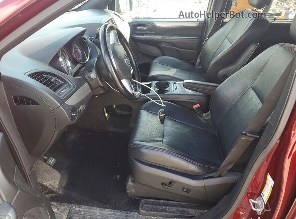 2C4RDGEG8LR169140 2020 DODGE GRAND Темно-бордовый Вид салона спереди