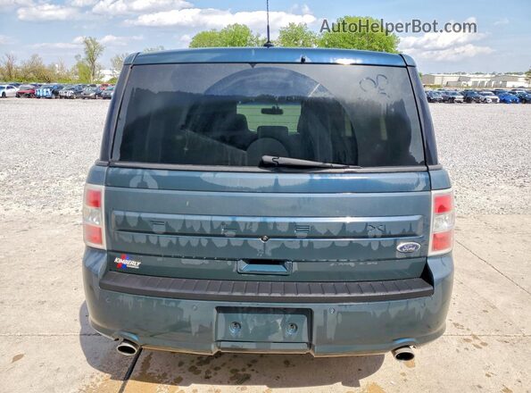 2FMGK5B81GBA09805 2016 FORD FLEX Синий Вид сзади