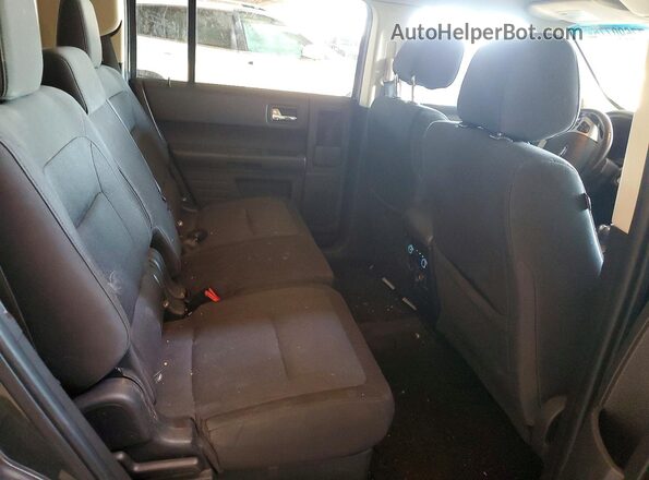 2FMGK5B81JBA09164 2018 FORD FLEX Gray Widok wnętrza z tyłu